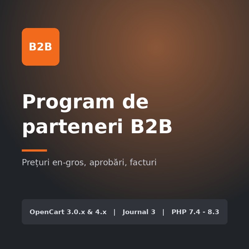 Program de parteneri B2B