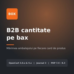 B2B cantitate pe bax