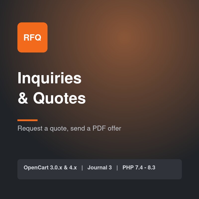 Inquiries & Quotes Inquiries & Quotes