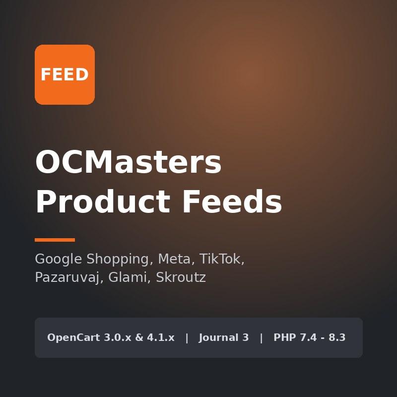 OCMasters Product Feeds
